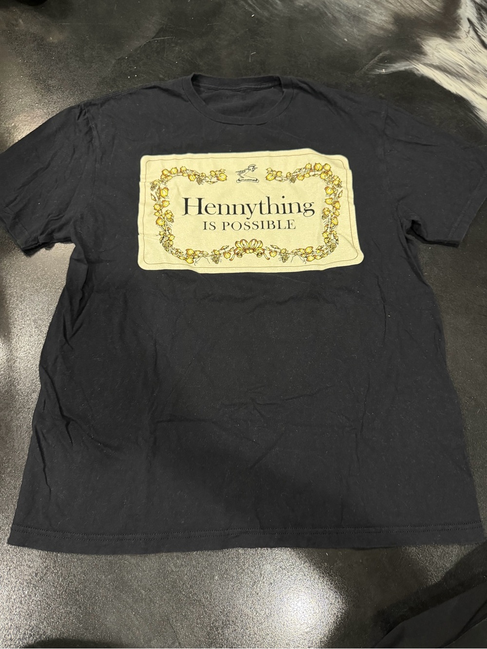 Hennything Is Possible Graphic Tee - Black